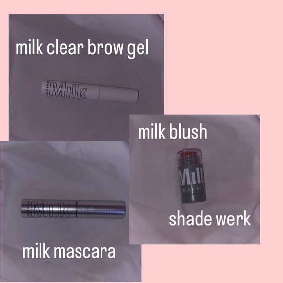 Milk Makeup Bundle - Cream Blush, Volumizing Mascara, Clear Brow Gel - Picture 1 of 9